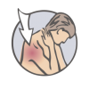 Periarticular Shoulder Pain, 
    Cervical Syndrome (chronic nape pain), 
    Calcific Tendonitis (calcareous shoulder)